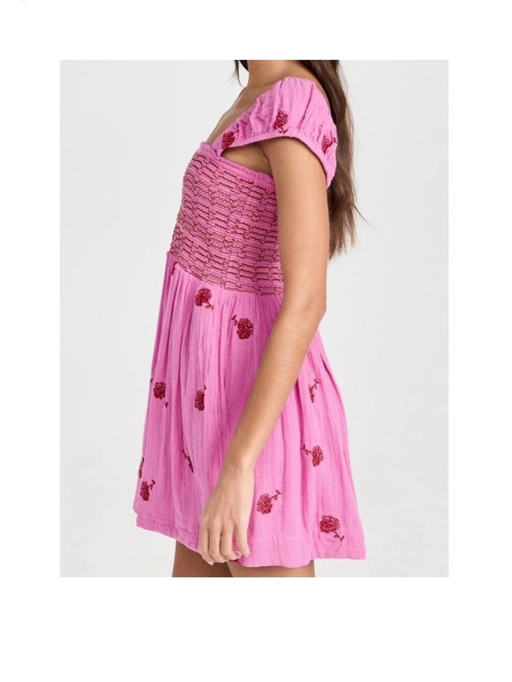 Free People Tory Embroidered Mini Dress - Picture 4 of 12